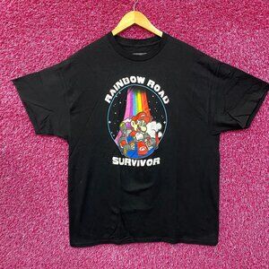 Nintendo Mario Kart Rainbow Road T-Shirt XL